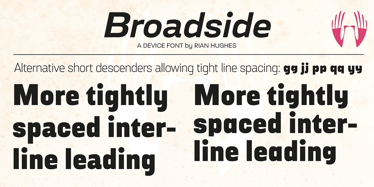 Broadside, a Sans Serif Font by Device (Photo 4 of 7)