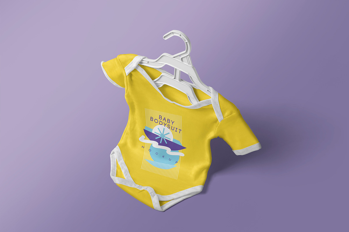 Baby Romper Mockup, a Product Mockup by PixelVoyager (Photo 7 of 8)