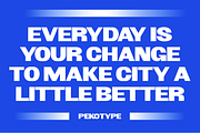 Veroja - Bold Expanded Display Font, a Sans Serif Font by Pekotype (Thumbnail 13 of 15)