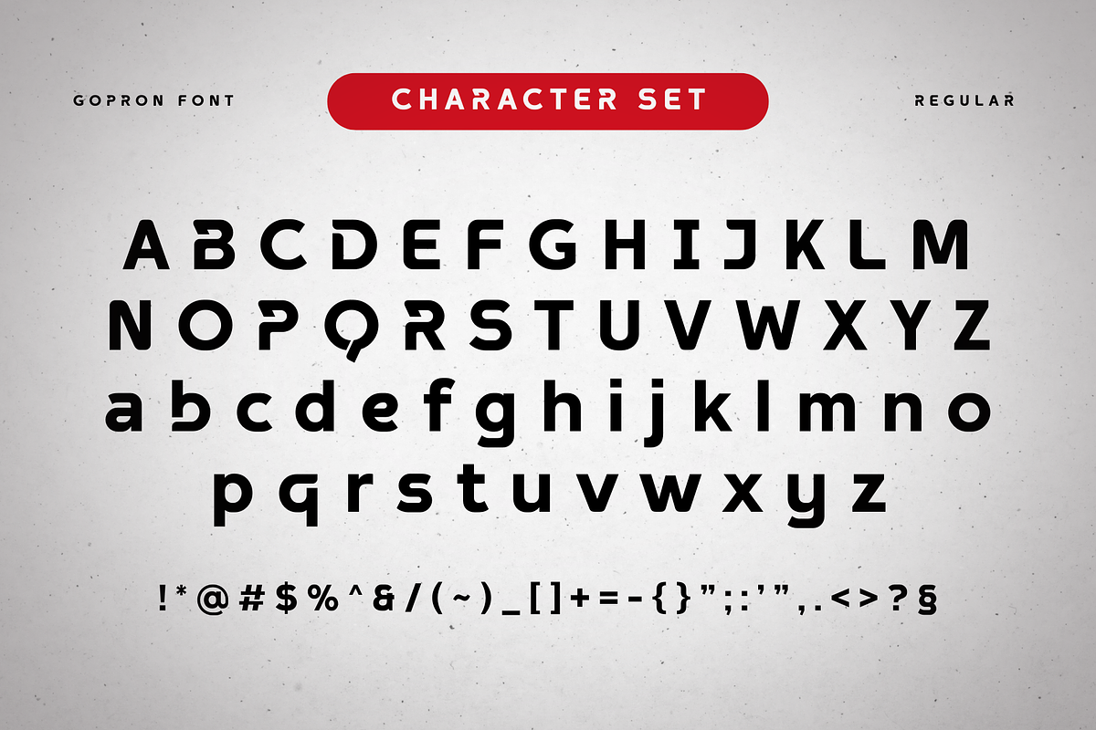 Gopron - Modern Sporty Font, a Sans Serif Font by Sronstudio (Photo 17 of 18)