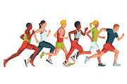 Sports vector illustrations set, a Person Illustration by LisaKolbasa (Thumbnail 9 of 19)