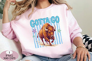 Gotta Go Buffalo Funny PNG, an Illustration by Daily.Designs (Thumbnail 5 of 5)