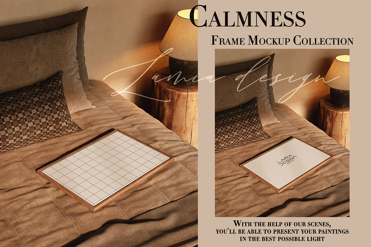 CALMNESS & Frame Mockups Horizontal, a Household Mockup by LAMIA DESIGN (Photo 7 of 13)