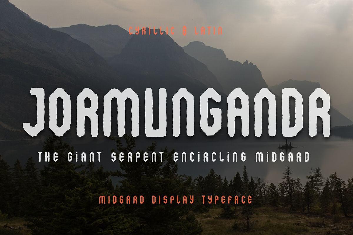 Midgard Eroded Display Typeface, a Sans Serif Font by alpercakici (Photo 11 of 12)