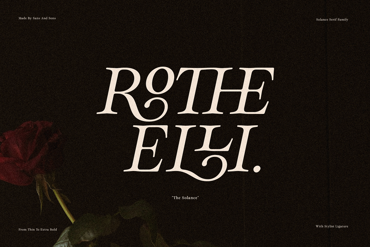 Solance Italic Family, a Serif Font by Sans & Sons (Photo 5 of 10)
