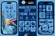 Man City Theme Pack | Home Kit, an Icon by IconsEngineer (Thumbnail 1 of 11)
