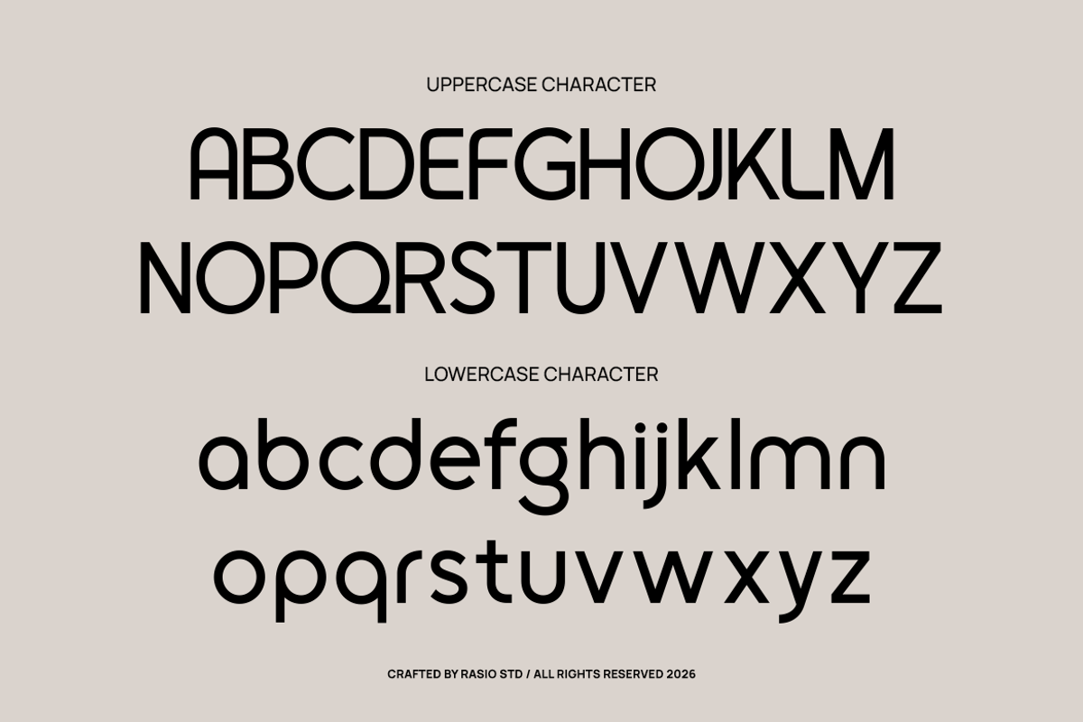 Cenura Modern Geometric Sans Font, a Sans Serif Font by Rasio Studio (Photo 2 of 9)