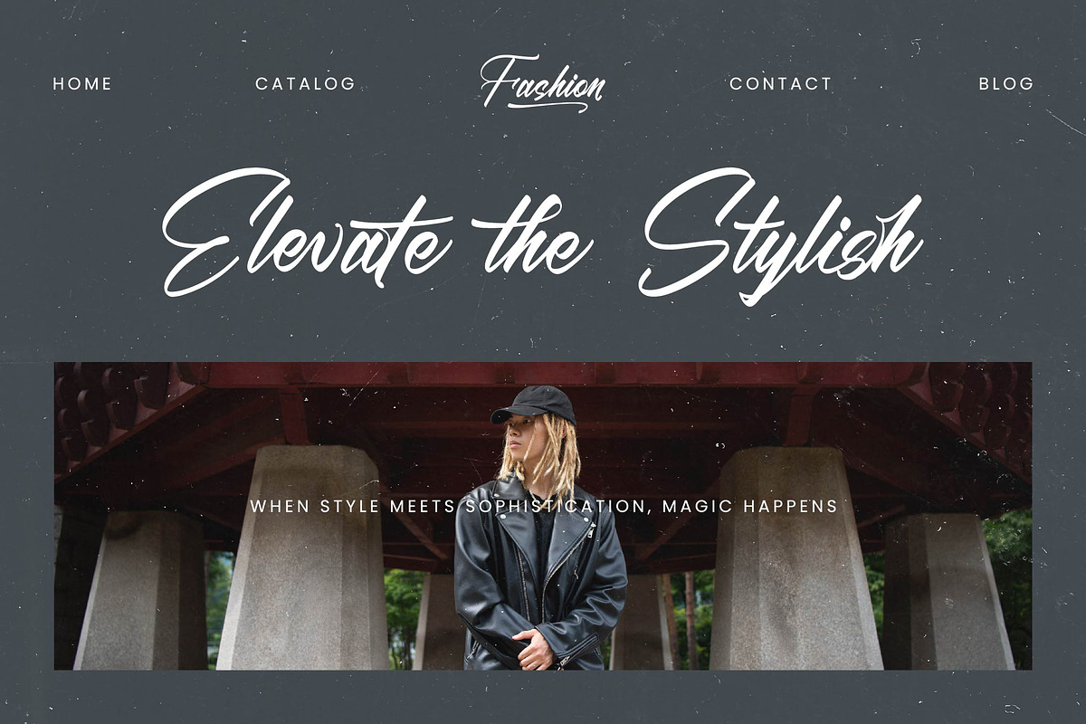 Black Fatal Brush Calligraphy Font, a Script Font by stylishtype.co (Photo 4 of 20)