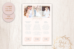 PSD Photo Price Card Template 15