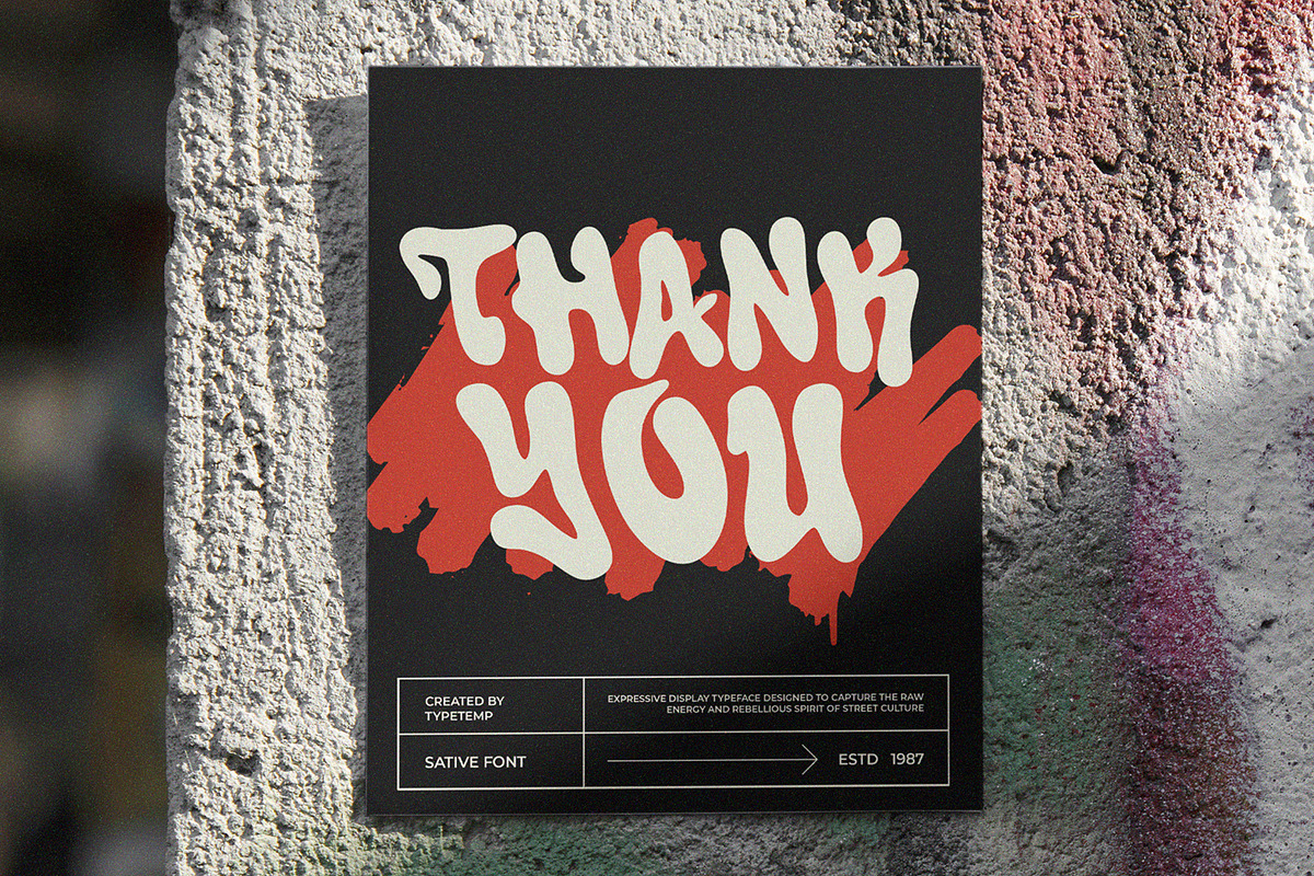 Sative Urban Street Display, a Blackletter Font by Portocraft (Photo 10 of 10)