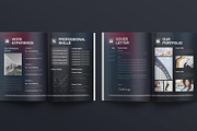 Resume Booklet Template, a Resume Template by TemplatesForest (Thumbnail 4 of 5)
