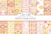 Sweet Aztec Digital Paper, a Texture Graphic by Avenie Digital (Thumbnail 1 of 4)