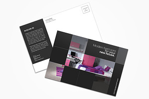 Interior design Postcard