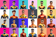 125 Superhero Characters, a Characters & Person 3D Model by Digital Blood (Thumbnail 4 of 11)