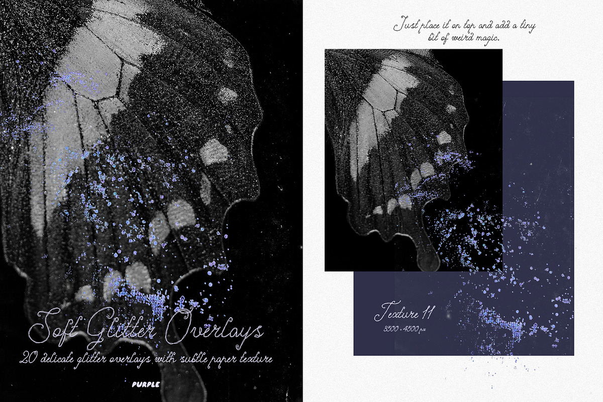 Soft Glitter Overlays, a Texture Graphic by Purple (Photo 13 of 21)