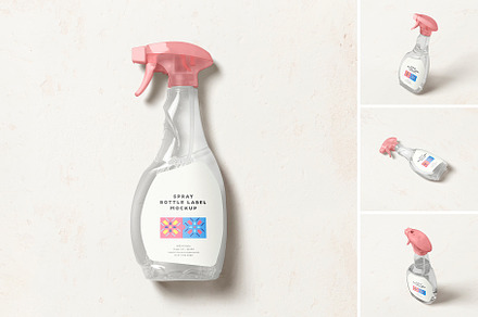 Spray Bottle Mockup