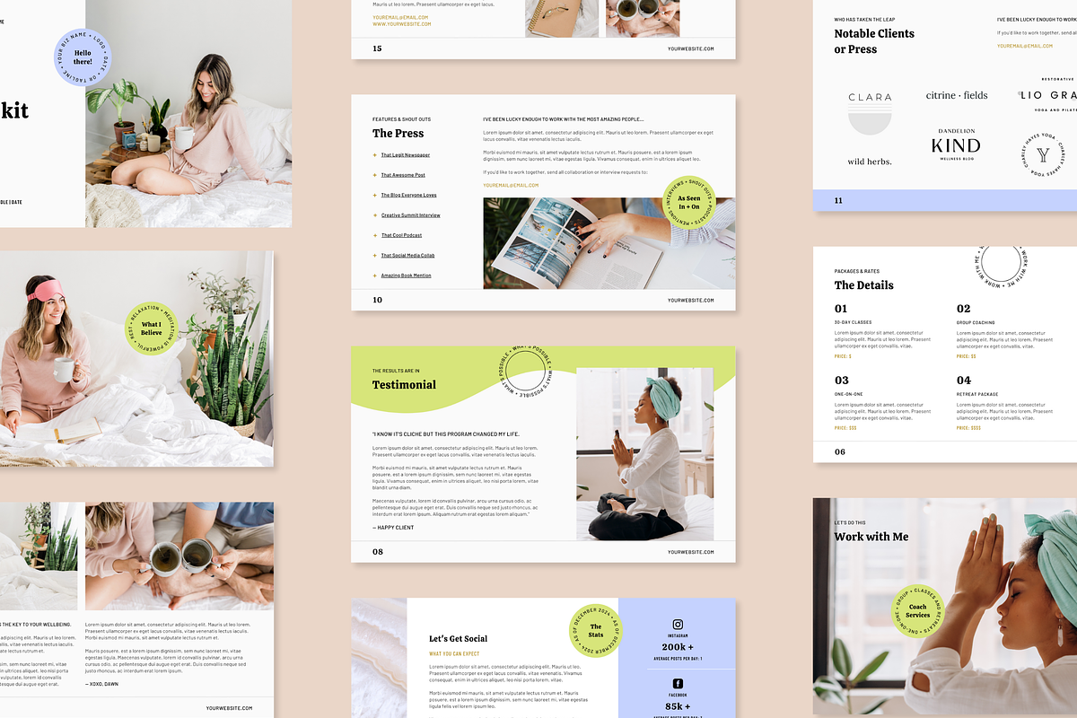 4-in-1 Wellbeing Bundle for Canva, a Templates & Theme by Erin Cassidy (Photo 24 of 29)