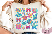 Coquette Seashell Clam Summer PNG, an Illustration by Daily.Designs (Thumbnail 5 of 5)