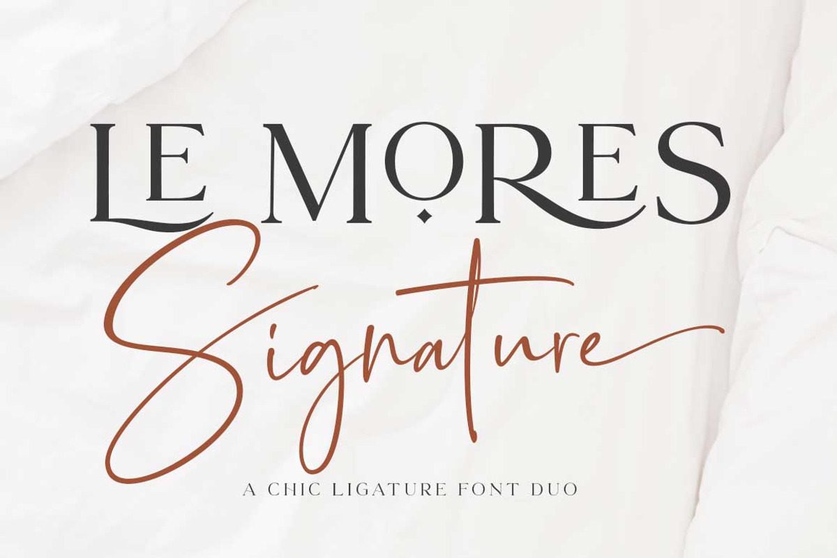 Le Mores Collection, a Serif Font by Mulkan Nazir (Photo 1 of 15)