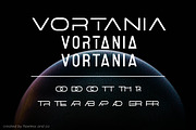 Vortania - Modern Futuristic Font, a Sans Serif Font by Flawless And Co (Thumbnail 2 of 10)