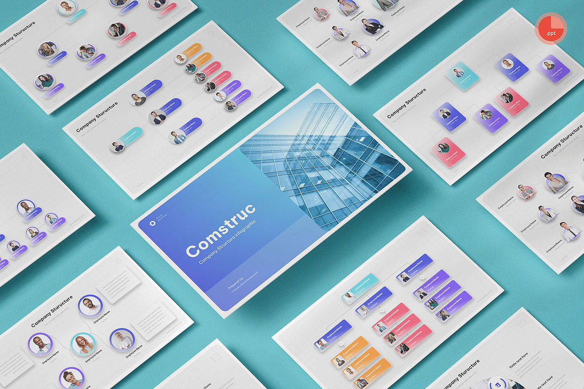 Company Structure Keynote, a Presentation Template by Pixslides (Photo 1 of 4)
