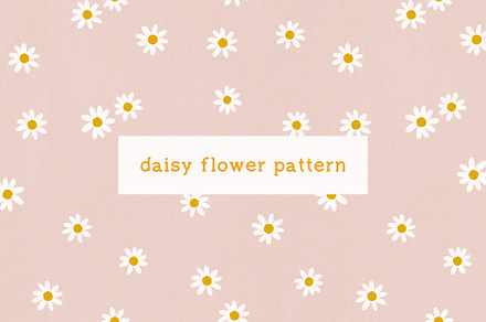 Daisy - Floral Seamless Pattern