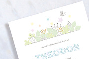 Cute Baby Shower Invitation Card, an Invitation Template by stockhype (Thumbnail 2 of 2)