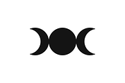 Triple Goddess Symbol Vectors, an Object Graphic by MelanthaGraphics (Thumbnail 4 of 4)