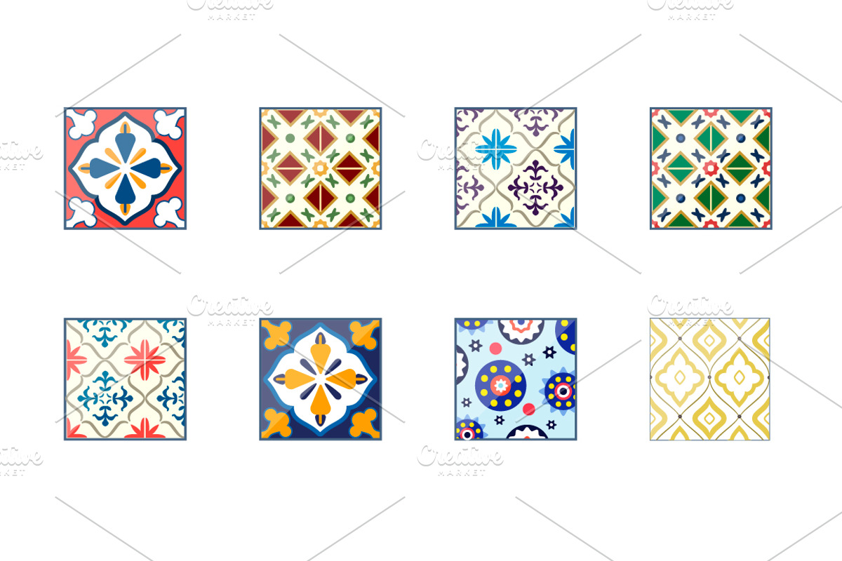 Azulejo Pattern VECTOR. Moroccan, a Pattern Graphic by Natalka Dmitrova art (Photo 23 of 29)