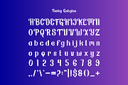 Funky Gobgles - Retro Font, a Sans Serif Font by Iqsiart Studio (Thumbnail 5 of 6)