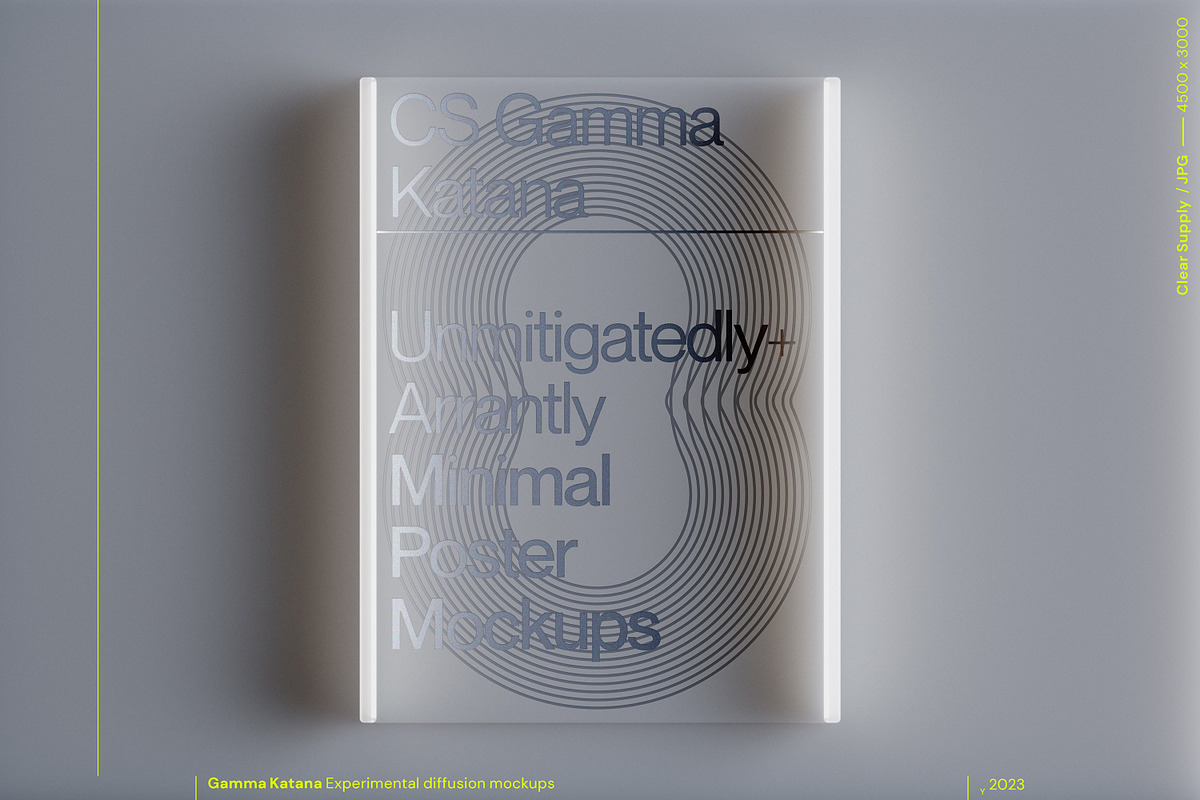 Gamma Katana, an Advertising Mockup by Clear Supply (Photo 9 of 17)
