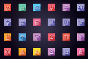 Travel and Tourism Flat Line Icons, an Outline Icon by FlatLineIcons (Thumbnail 3 of 5)