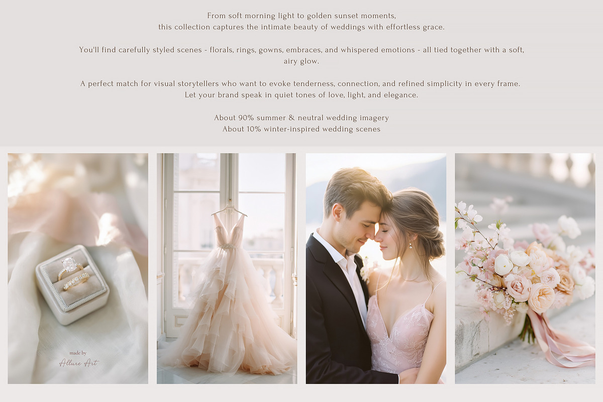 340 Airy Wedding Stock Photo Bundle, a Beauty & Fashion Photo by Allure Art (Photo 34 of 63)