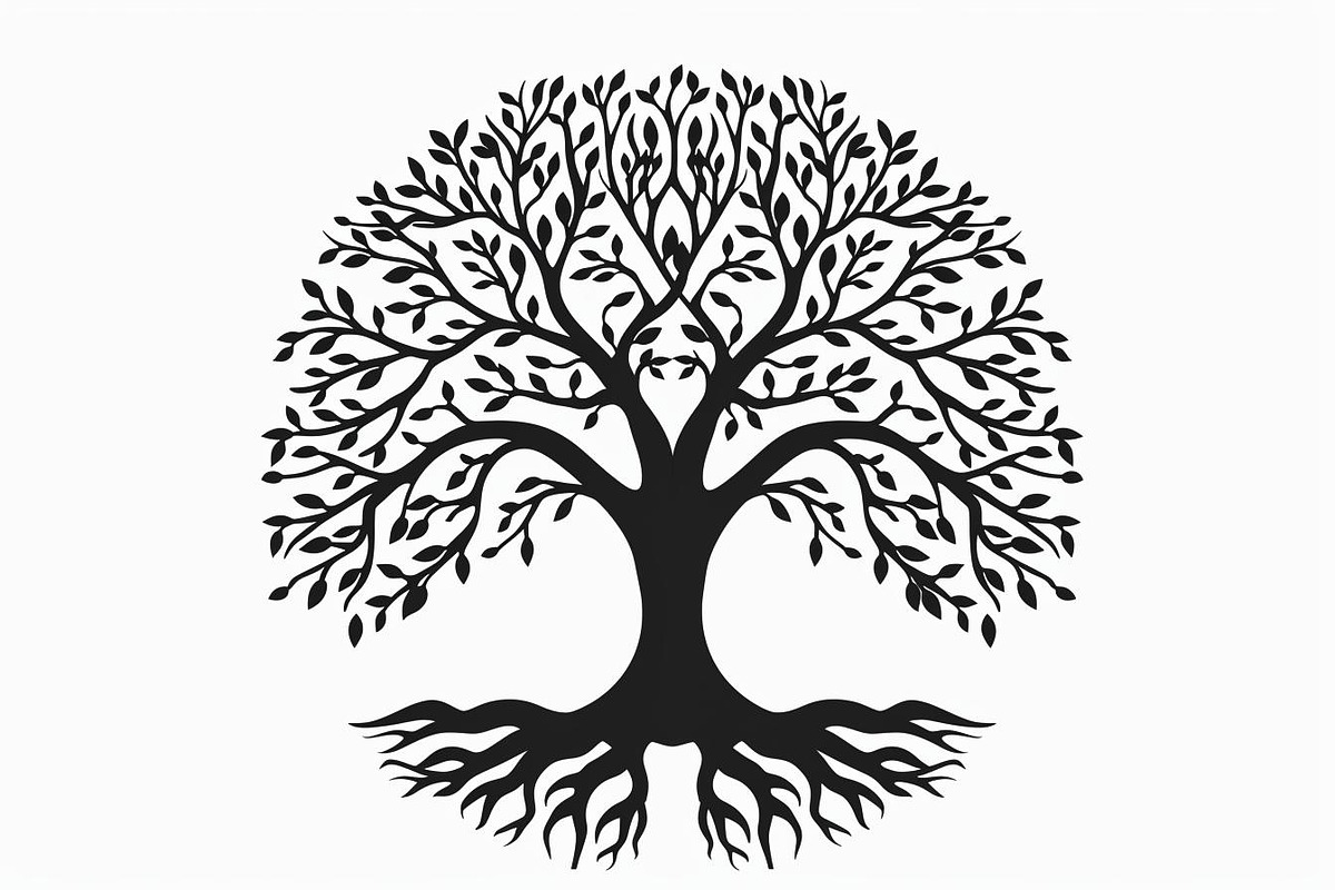 8 Tree of Life Vector Collection, an Illustration by BIPLOB EXPERT (Photo 3 of 9)