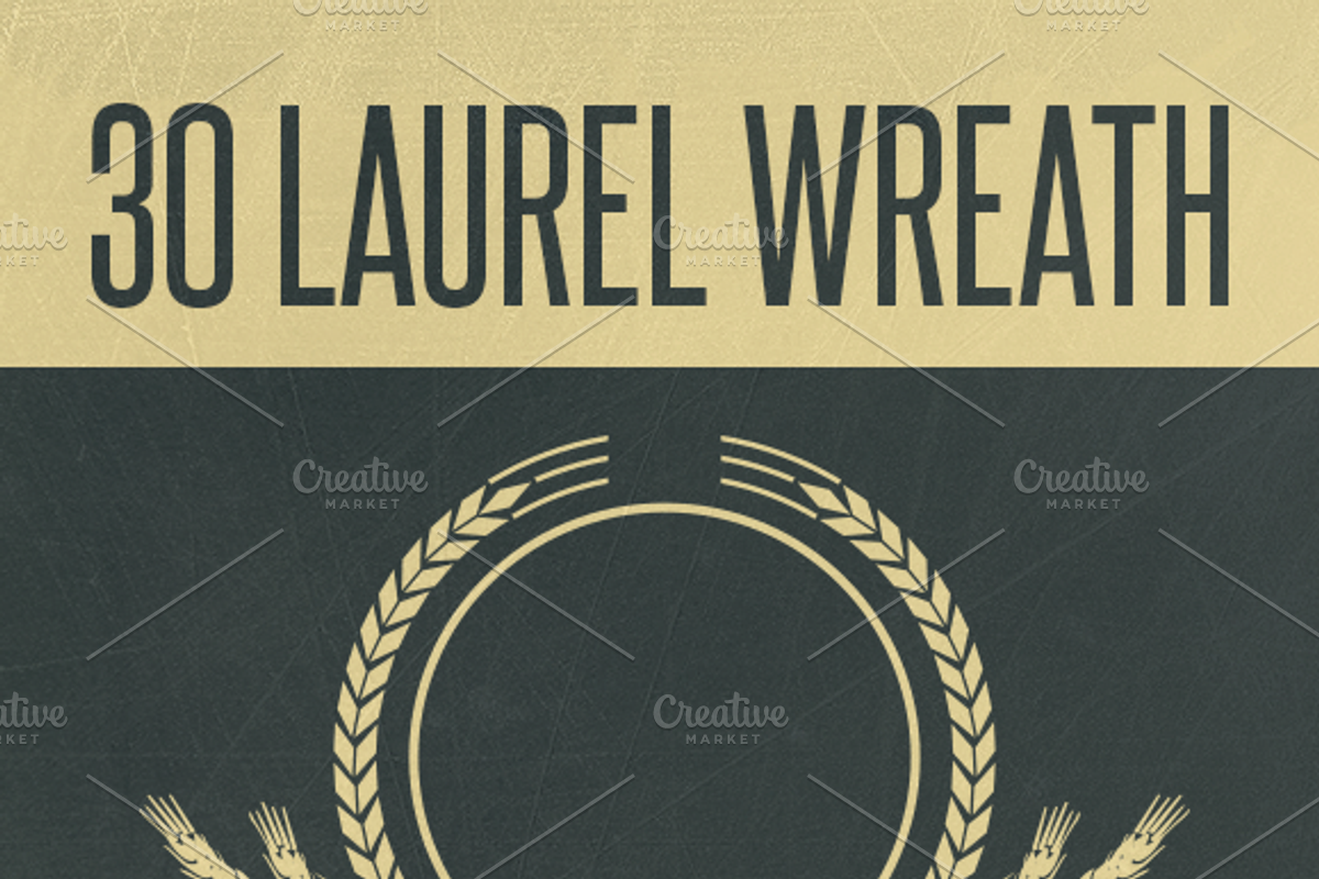 30 Laurel Wreath, a Branding & Logo Template by Vương Thành Chung (Photo 1 of 2)