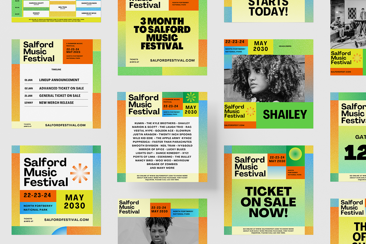 Music Festival Social Media | Canva, a Social Media Template by Studio Provo (Photo 1 of 7)