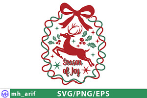 Christmas Season of Joy Hand-Drawn, a Graphic by mh_arif