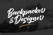 Ergibreak - Bold Script Font, a Script Font by UInstrument (Thumbnail 1 of 9)