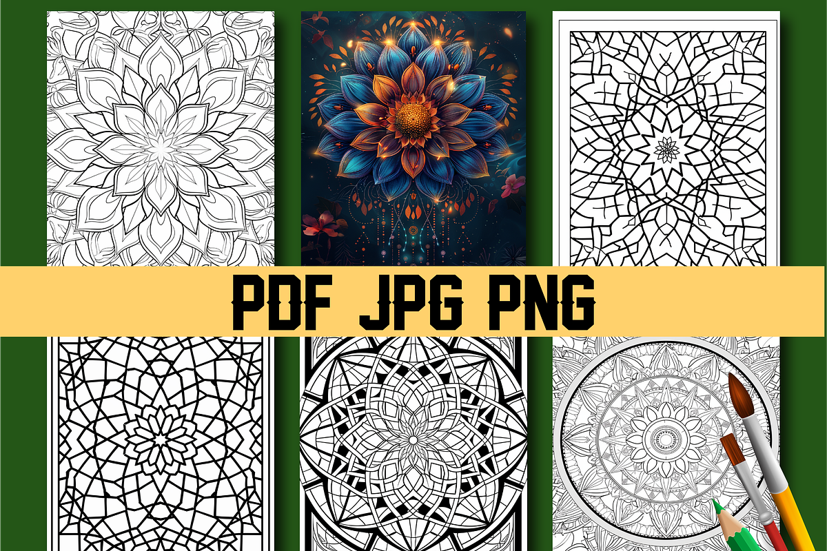 Mandala coloring Book for Adults, an Animal Illustration by Design Home (Photo 6 of 7)