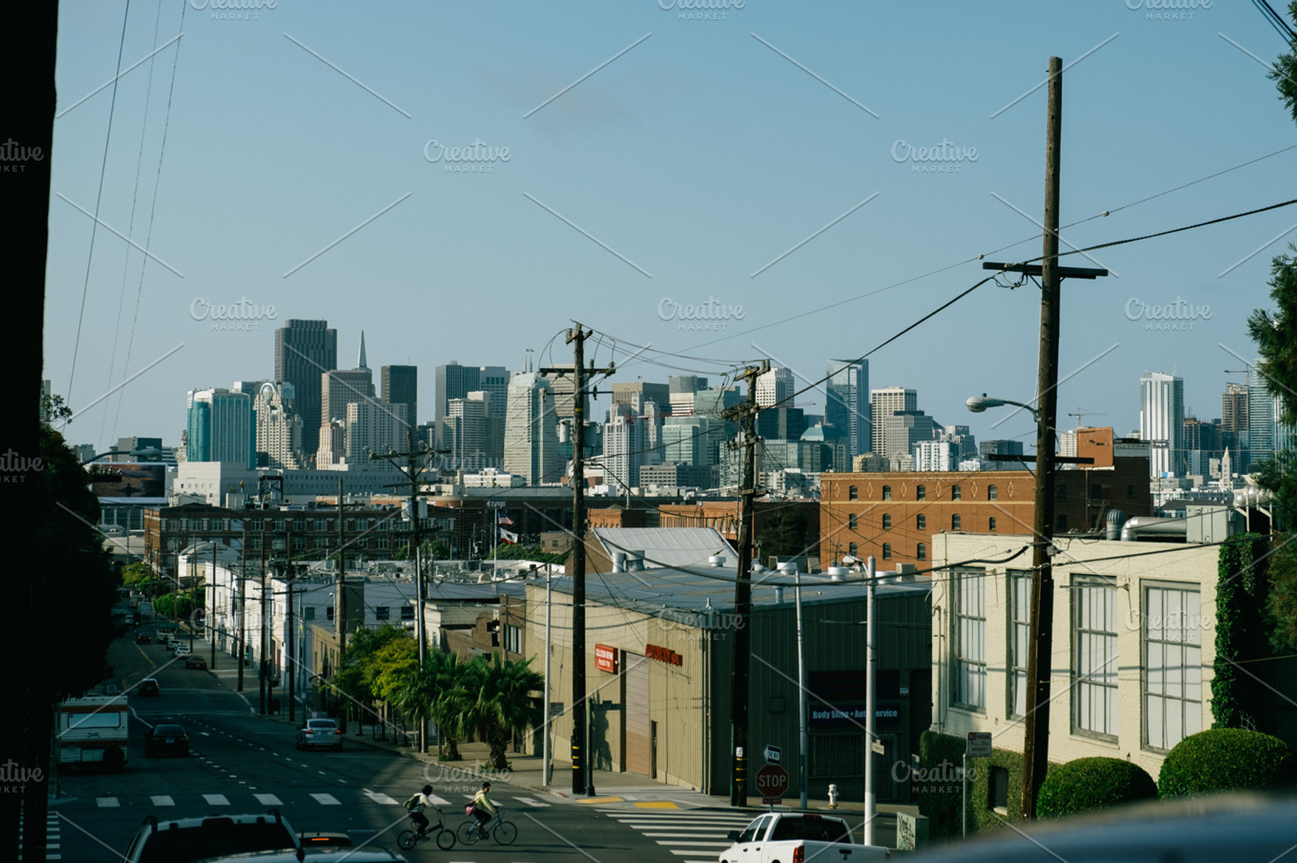 San francisco skyline containing city, landscape, and cityscape, an Industrial Photo by Matt Jones