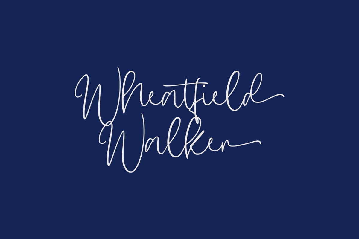 Hugesnow - Signature Font preview 4