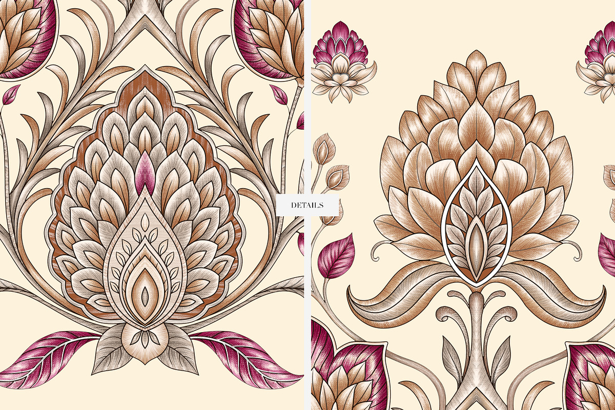 GULISTAAN | Traditional Prints, a Pattern Graphic by LEAFure (Photo 5 of 9)