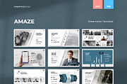 Amaze PowerPoint Template, a Presentation Template by Creathrive Design (Thumbnail 1 of 8)