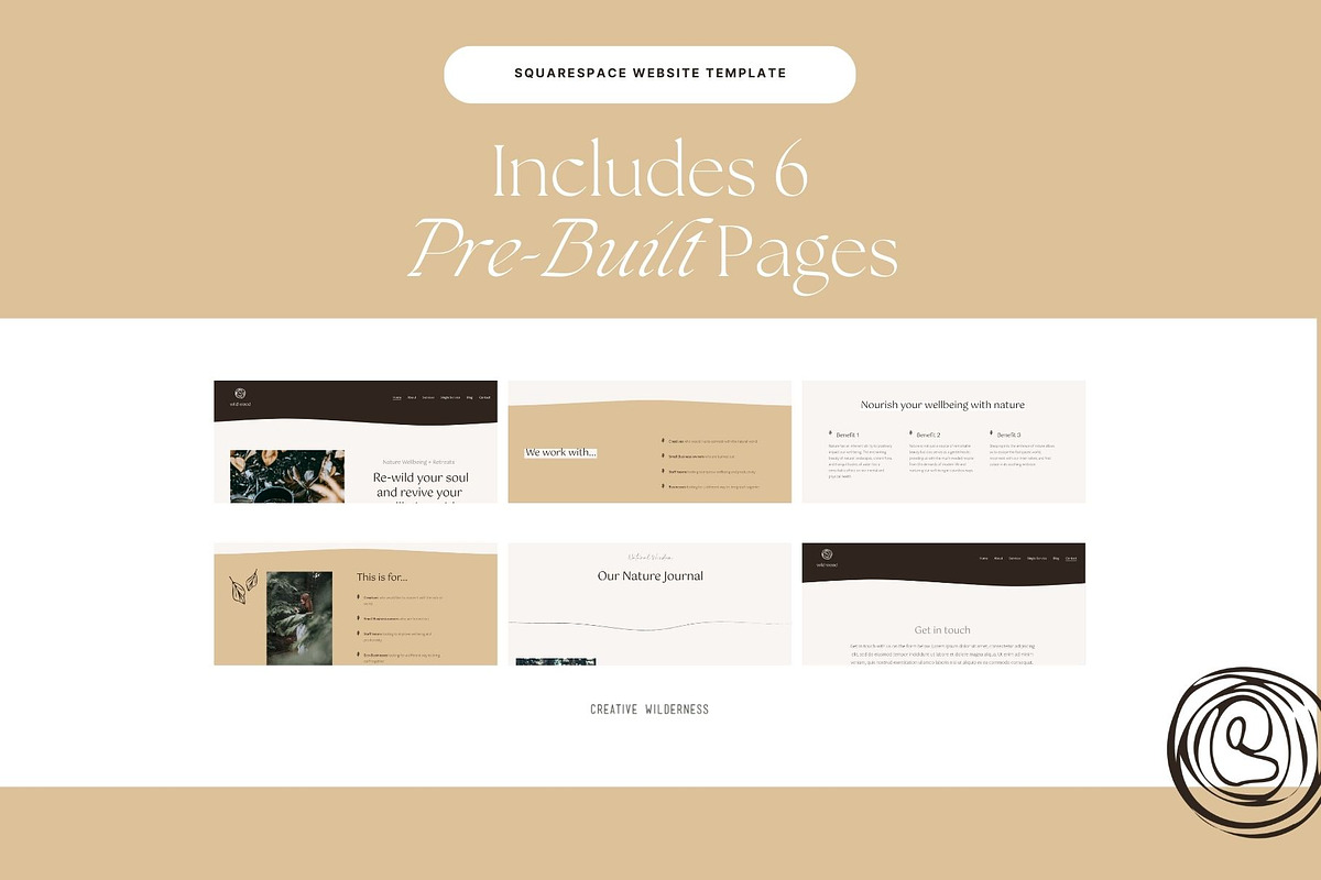 Eco Sustainable Nature Website, a Squarespace Template by CreativeWilderness (Photo 8 of 11)