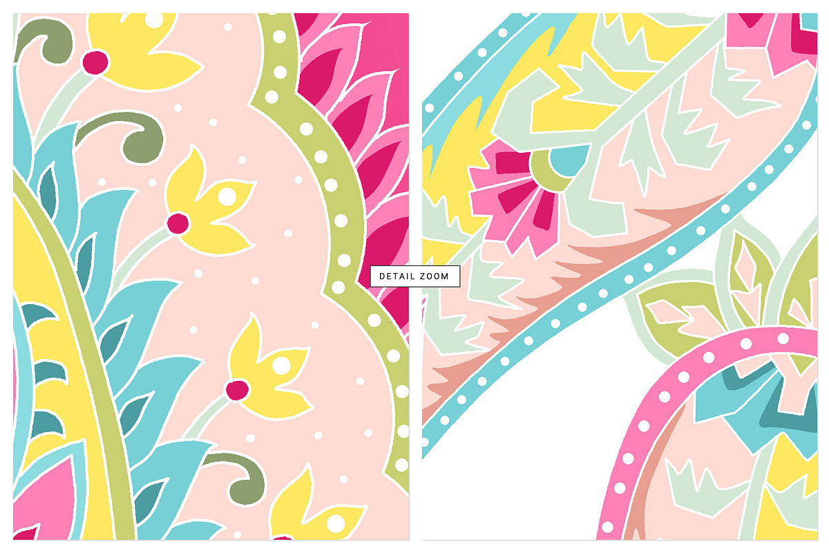Persian Pink Paisley luxury Patterns, a Graphic by TSTUDIO (Photo 6 of 12)