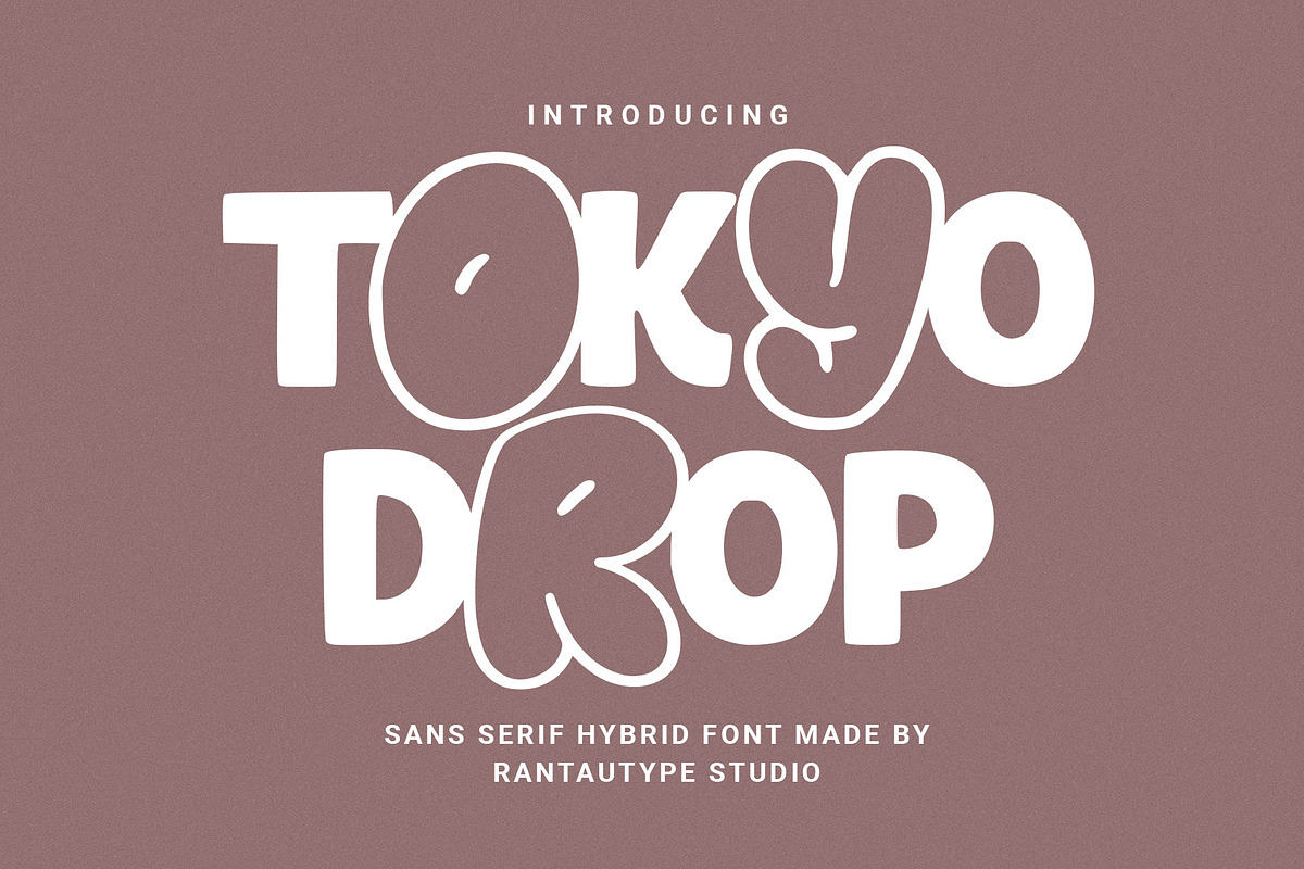 Tokyo Drop Hybrid Sans Serif Font, a Sans Serif Font by RantautypeStudio (Photo 1 of 15)