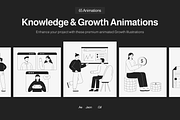 Animated Knowledge and Growth Set, an Education Illustration by Creative Stall (Thumbnail 1 of 4)