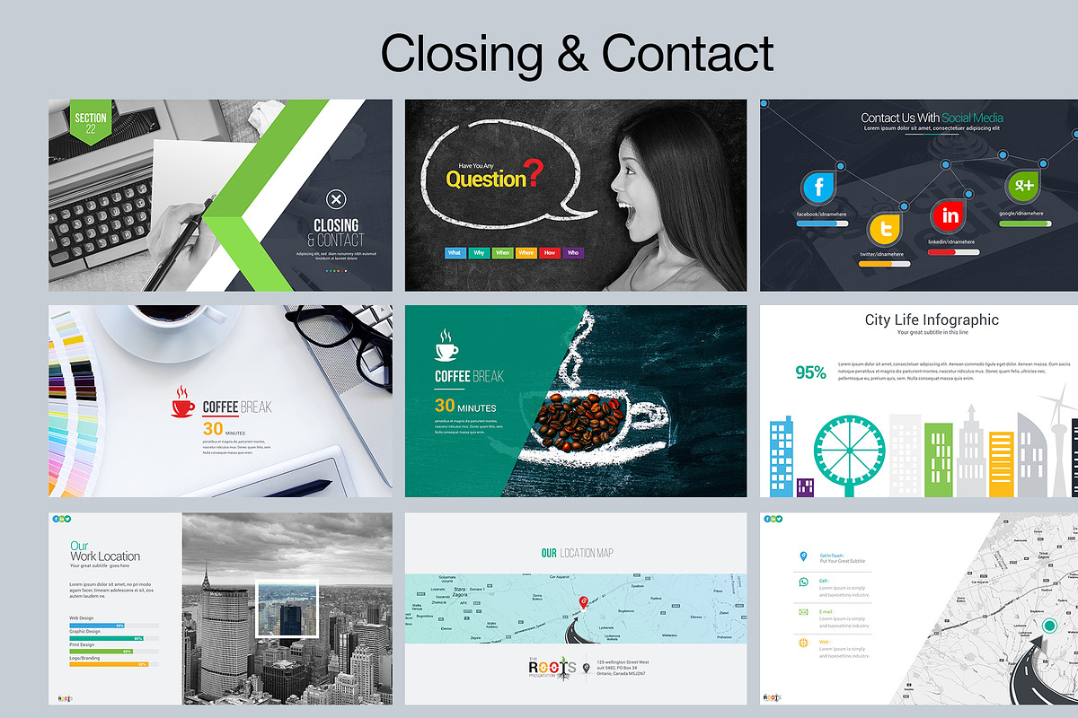 Roots Presentation Template, a Presentation Template by PixWork (Photo 50 of 51)