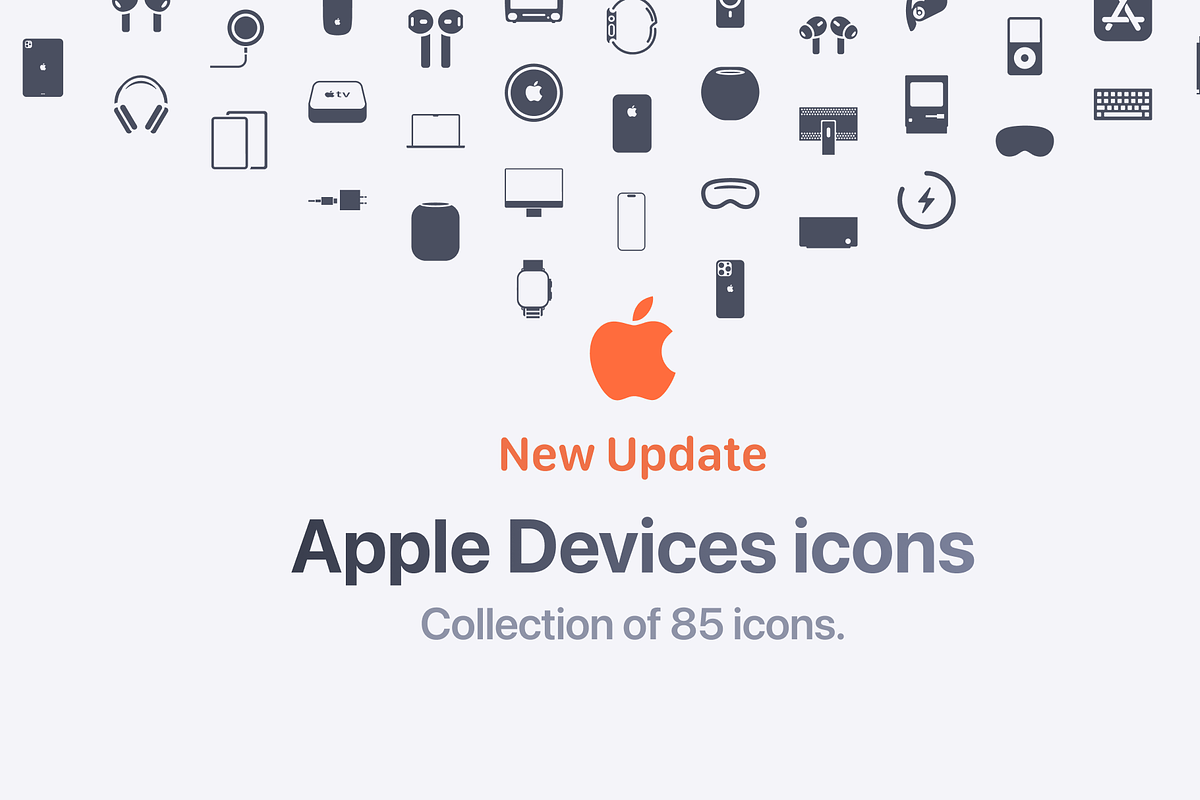 Apple Devices Icons, an Icon by 80.design (Photo 1 of 7)