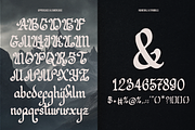 Black Rathen | Blackletter Typeface, a Blackletter Font by Denustudios (Thumbnail 14 of 15)